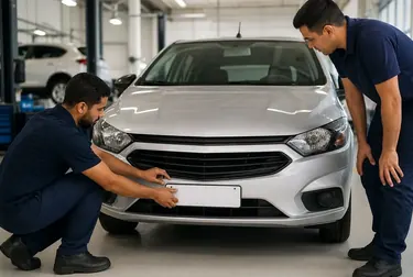 Profissional ajuda cliente com o primeiro emplacamento de veículo em Belford Roxo.