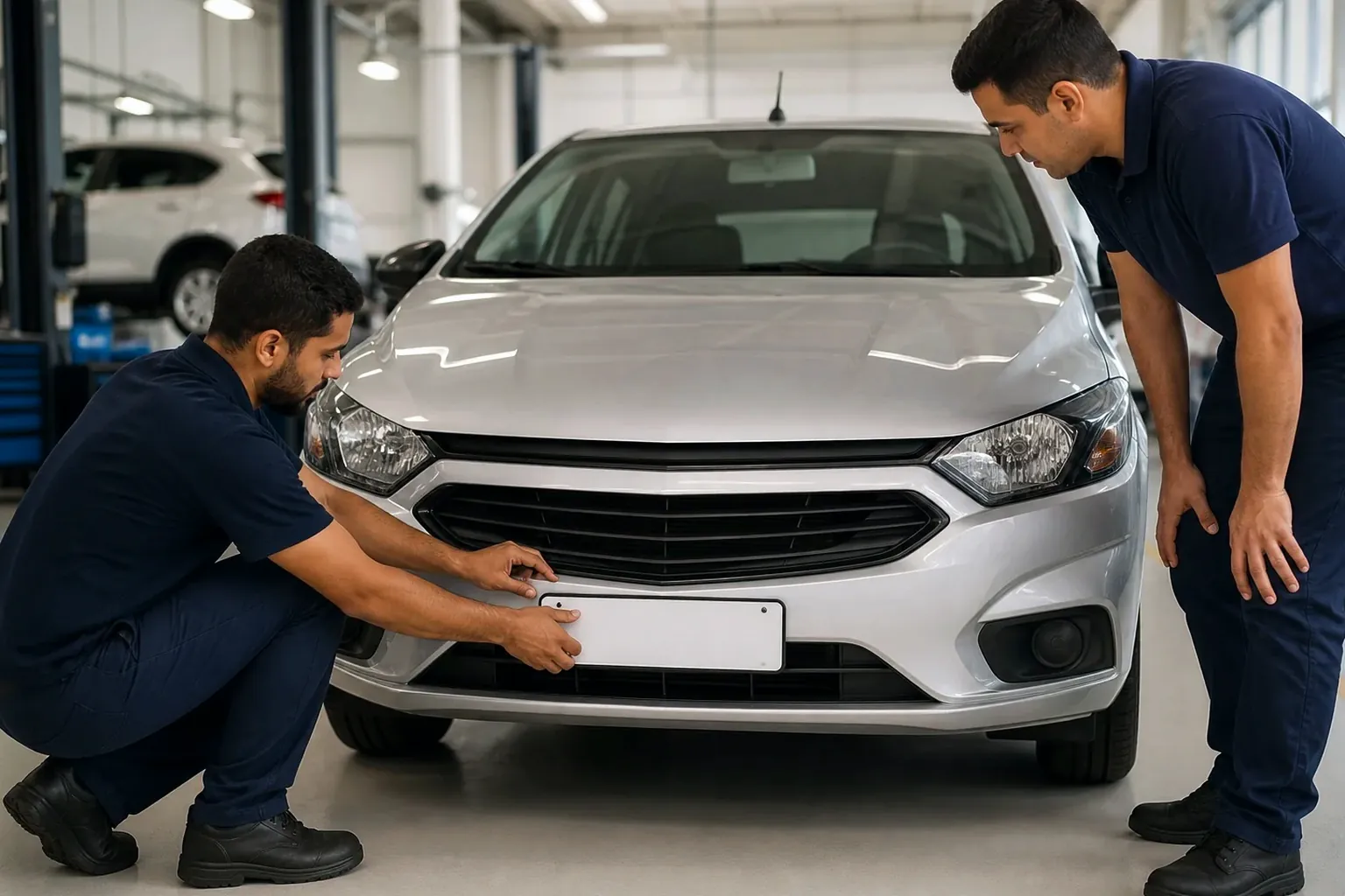 Profissional ajuda cliente com o primeiro emplacamento de veículo em Belford Roxo.